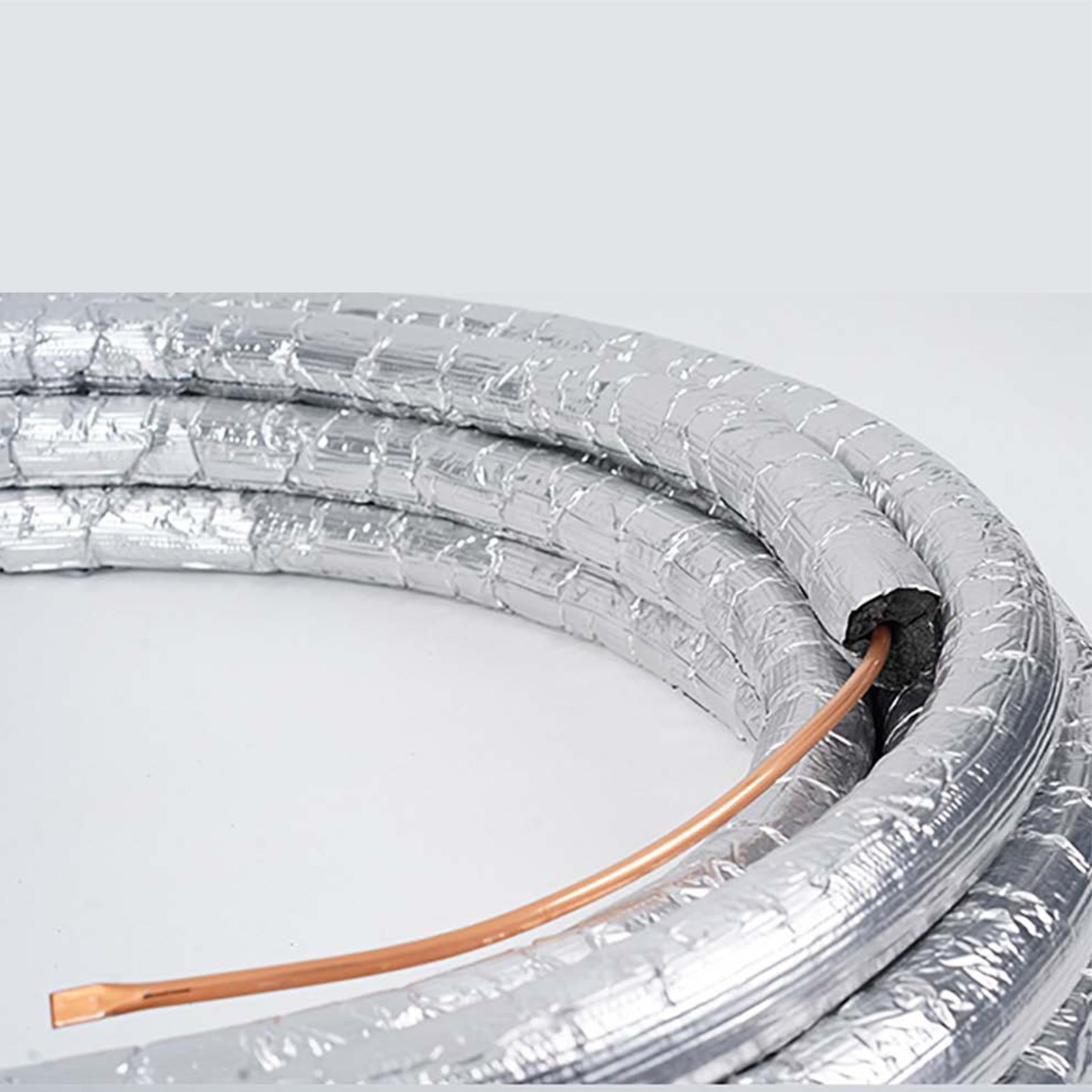 Țeavă cupru izolata, SOLAR SAFE, 1/4” (6.35 mm), Grosime perete 0.70 mm, izolație 6 mm - rola 50m 2