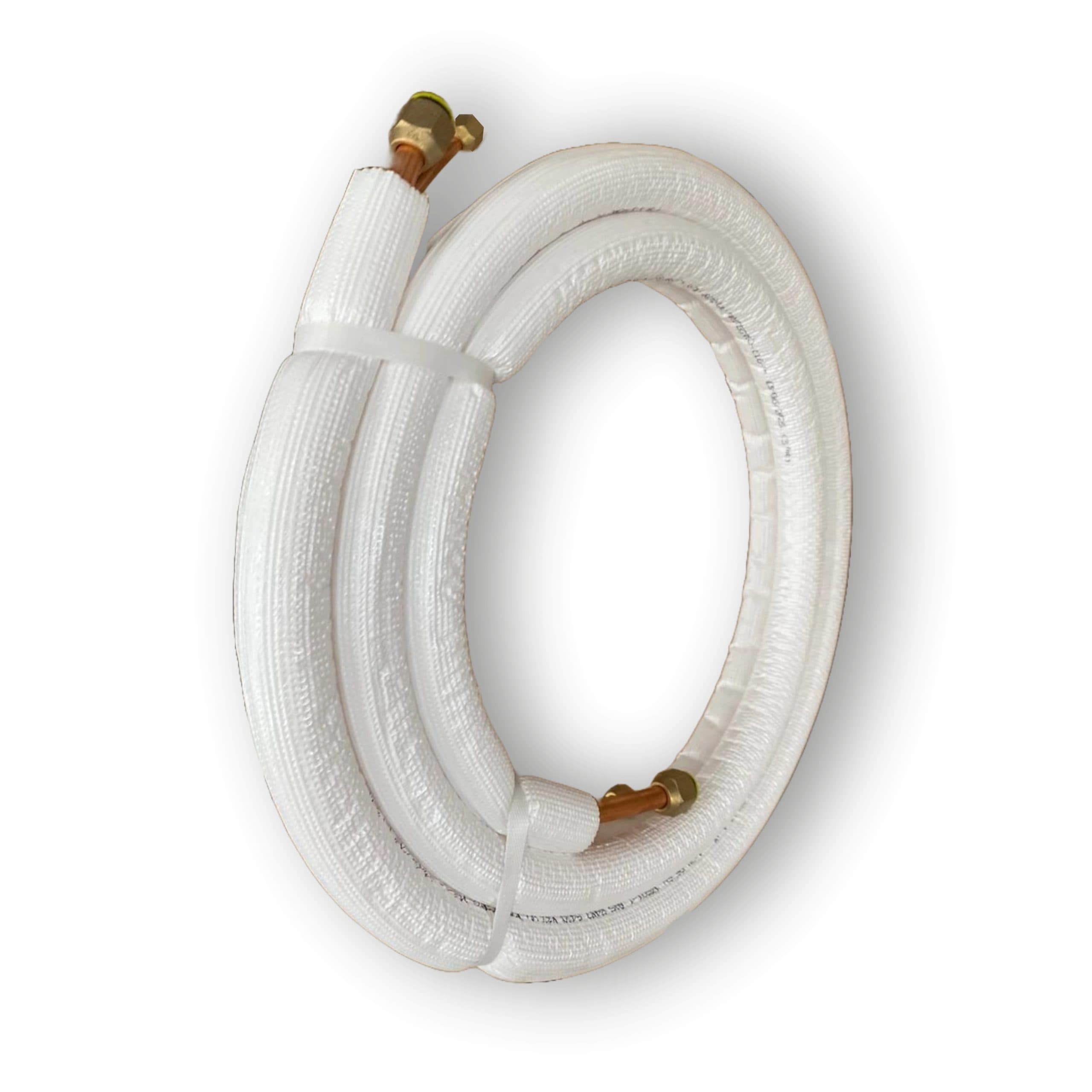 KIT 5m Teava Cupru Izolata pt Aer Conditionat 1/4 ( 6.35mm ) - 3/8 (9.52mm) Grosime teava 0.7mm; Izolatie 6mm 3