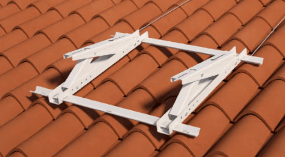 Suport aer conditionat, pentru unitate externa, cu prindere pe acoperis inclinat la 12-28° fata de orizontala, 800 x 460 mm 4