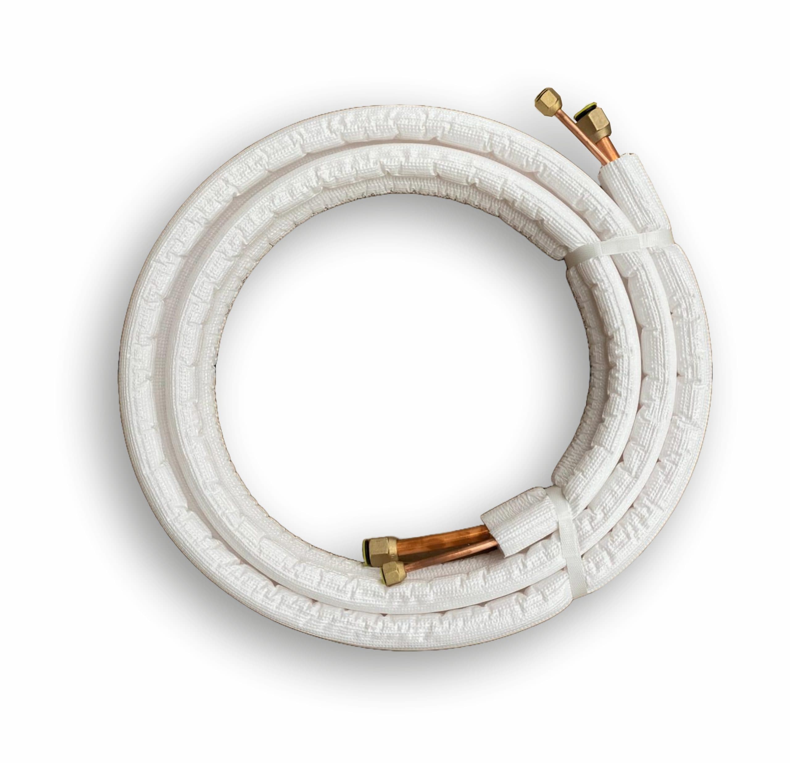 KIT 5m Teava Cupru Izolata pt Aer Conditionat 1/4 ( 6.35mm ) - 1/2 (12.7mm) Grosime teava 0.7mm; Izolatie 6mm