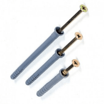 Diblu cu surub cui percutie 6 x 40 mm (200 bucati)