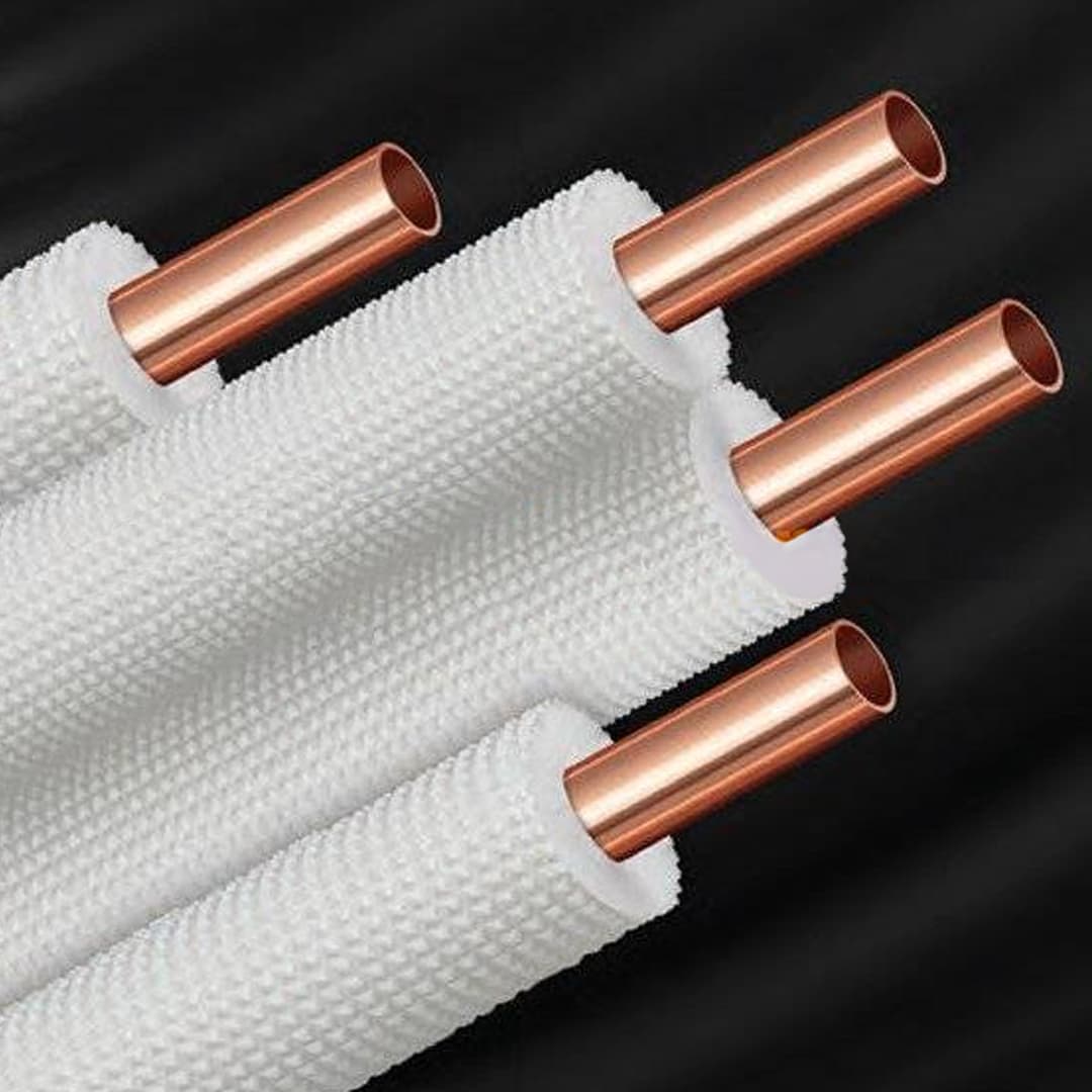 Țeavă cupru izolata, 1/2” (12.70 mm), Grosime perete 0.70 mm, izolație 6 mm - rola 50m